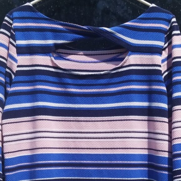 Lilly Pulitzer Bay Dress In Paradise Pink The Swim Stripe - Picture 7 of 14